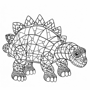 Ankylosaurus - Ankylosaurus Malvorlage