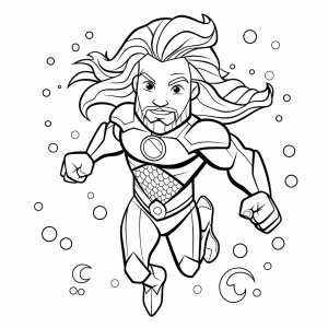 Aquaman - Aquaman - Unterwasserabenteuer zum Ausmalen