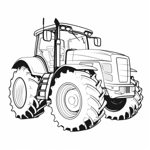 Deutz - Landwirtschaftlicher Traktor Malvorlage