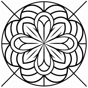 Entspannende Mandala - Harmonisches Entspannungsdesign zum Ausdrucken