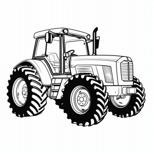 Fendt - Fendt Traktor Ausmalbild für Kinder