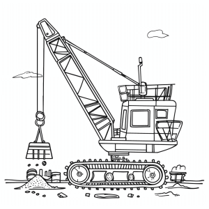 Kettenbagger in der Kiesgrube - Kettenbagger in der Kiesgrube Abenteuer