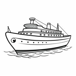 Kreuzfahrtschiff - Kreuzfahrtschiff Zeichenprojekt