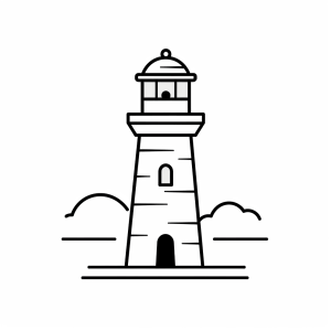 Leuchtturm - Maritimer Malspaß: Leuchturm