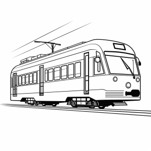 Modelleisenbahn - Modelleisenbahn Ausmalspaß