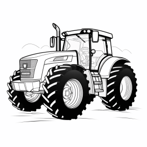 NewHolland - Traktor Ausmalspaß für Kinder