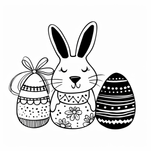 Osterhase - Osterhase Ausmalbild – Kreativer Malspaß für Ostern