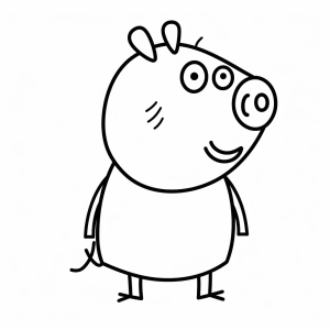 Peppa Wutz - Peppa Wutz Spaßzeichnung für Kinder