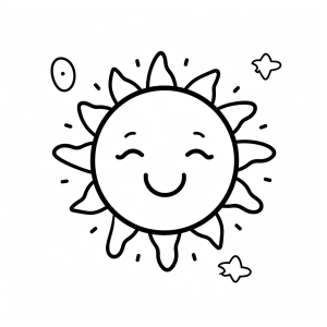 Sonnenschein - Sonniger Ausmalspaß für Kinder