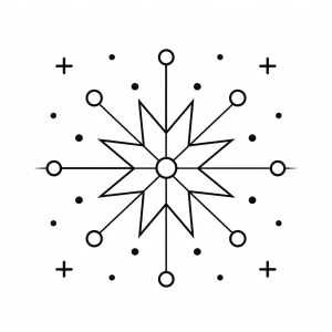 Sternenkonstellation - Sternbild Kreativität zum Ausmalen