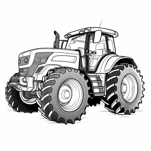 Valtra - Traktor zum Ausmalen für Kinder